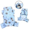 Petpath Adorable Teddy Bear Love Flannel Pajamas Light Blue Extra Large PE347996
